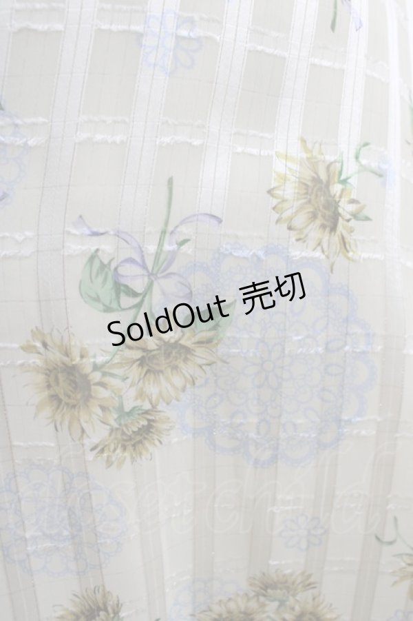 画像4: axes femme POETIQUE / ヒマワリレースロングワンピース M イエロー H-25-03-14-006-AX-OP-NS-ZH (4)