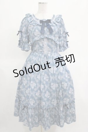 画像: axes femme kawaii / クラシックローズワンピース M ブルー H-25-03-14-002-AX-OP-NS-ZH