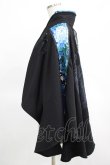 画像2: Qutie Frash / メッシュ切替ポンチョ  黒×青 H-25-03-15-036-QU-JA-KB-ZH (2)