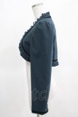 画像2: BPN / サーカス刺繍フリルジャケット  青 H-25-03-15-043-GO-JA-KB-ZH (2)