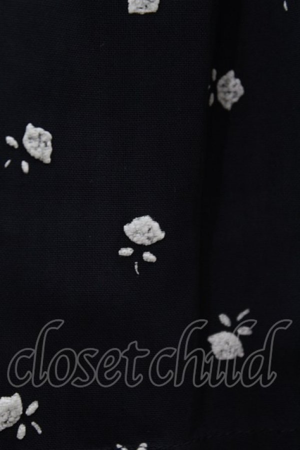 画像3: Jane Marple / Sprinkled flowers wrapped skirt Free ネイビー H-25-03-15-1032-JM-SK-NS-ZH (3)