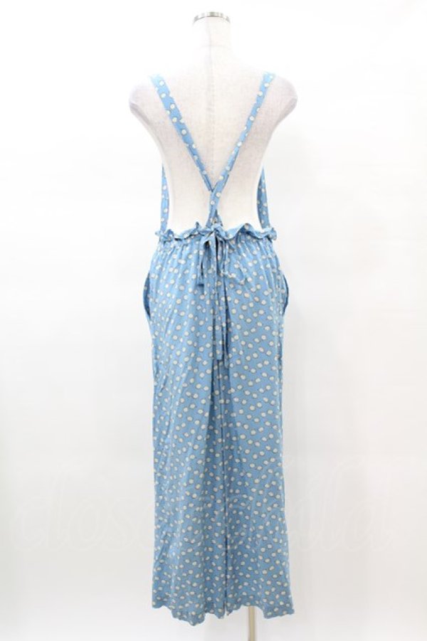 画像2: Jane Marple Dans Le Salon / Lily of the valleyサロペットパンツ  ブルーグレー H-25-03-15-1038-JM-PA-KB-ZH (2)