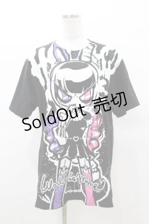 画像: HYPER CORE / 承認欲求がぁるTシャツ  黒 H-25-03-15-1046-PU-TO-KB-ZH