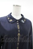 画像4: Jane Marple / Royalモチーフエンブロイダリーブラウス  ネイビー H-25-03-15-1013-JM-BL-KB-ZH (4)