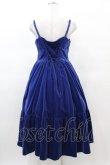 画像2: Jane Marple / コットンベルベットストラップドレス  ロイヤルブルー H-25-03-15-1017-JM-OP-KB-ZT082 (2)