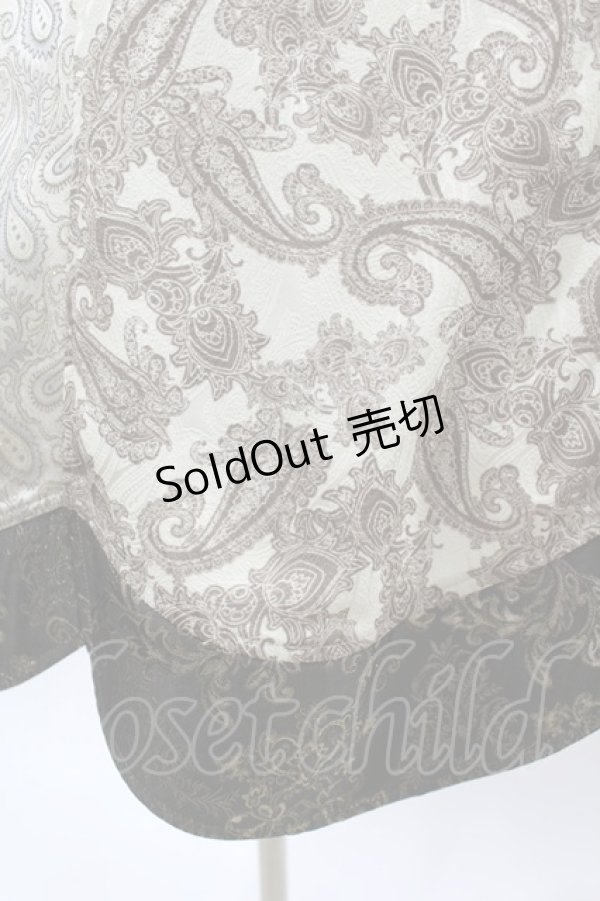 画像5: Qutie Frash / チャイナワンピース  カーキ×ゴールド H-25-03-15-1019-QU-OP-KB-ZH (5)