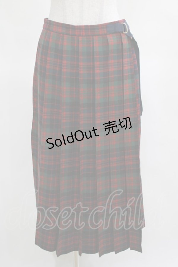 画像2: Jane Marple Dans Le Salon / Tartan check wrapped pants  グリーン×レッド H-25-03-15-056-JM-PA-KB-ZH (2)