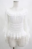 画像1: Vallee lys / Blossom Breeze Blouse  ホワイト H-25-03-15-060-GO-BL-KB-ZH (1)