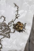 画像4: Ozz oneste / 薔薇刺繍タイ付ブラウス  白 H-25-03-15-068-OO-BL-KB-ZH (4)