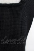 画像4: Na+H / hmカットソーセット(パフスリーブ)  黒 H-25-03-15-070-PU-TO-KB-ZH (4)