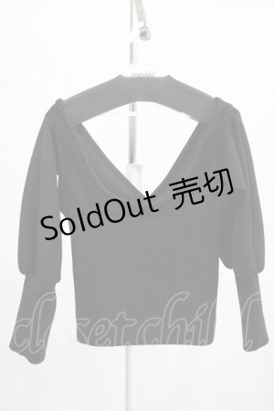 画像: Na+H / ラウンドネックカットソー  黒 H-25-03-15-071-PU-TO-KB-ZH