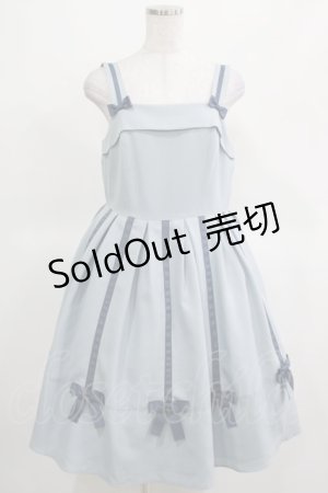 画像: Melody BasKet / Ribbon treeジャンパースカート M サックス H-25-03-15-014-LO-OP-KB-ZH