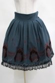 画像2: BPN / サーカス刺繍スカート  青 H-25-03-15-022-GO-SK-KB-ZH (2)