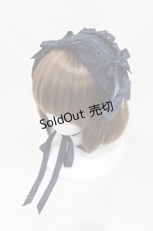 画像6: BABY,THE STARS SHINE BRIGHT / 別珍ベビードールジャンパースカート＆プリンセスドロップヘッドドレスセット Free ネイビー H-25-03-16-031-BA-OP-NS-ZH (6)