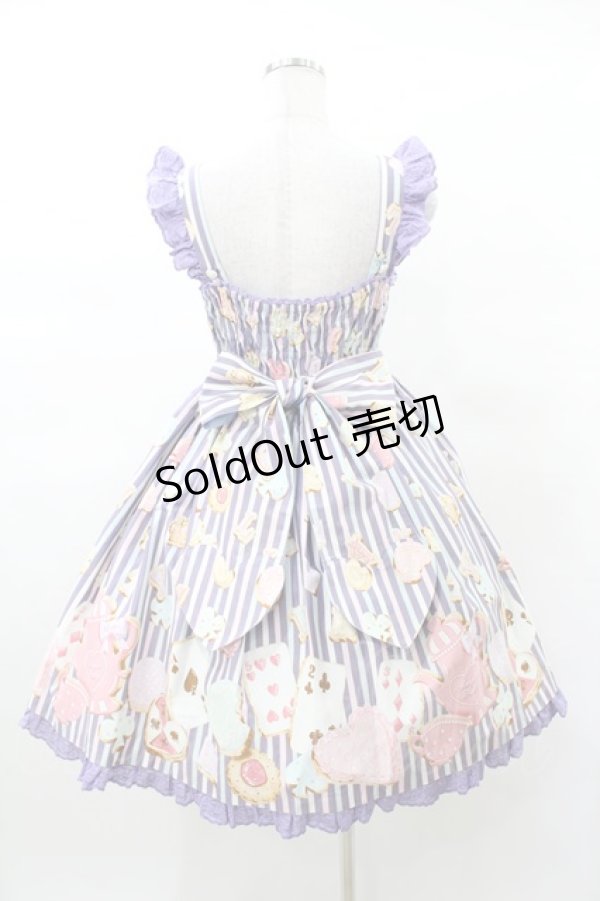画像2: Angelic Pretty / Wonder Cookieジャンパースカート Free ブルー H-25-03-16-036-AP-OP-NS-ZH (2)