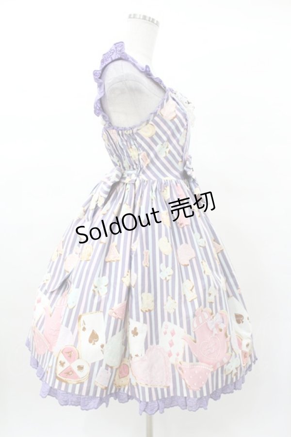 画像3: Angelic Pretty / Wonder Cookieジャンパースカート Free ブルー H-25-03-16-036-AP-OP-NS-ZH (3)