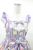 画像4: Angelic Pretty / Wonder Cookieジャンパースカート Free ブルー H-25-03-16-036-AP-OP-NS-ZH (4)