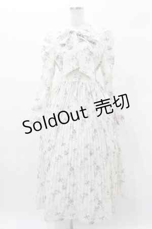 画像: An MILLE / オリジナルFlowerワンピース Free オフホワイトブラック H-25-03-16-044-EL-OP-NS-ZH