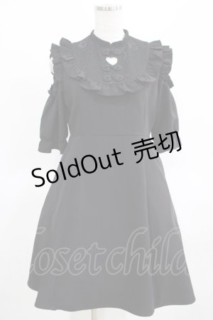 画像: DearMyLove / レースチャイナデザインワンピース M ブラック H-25-03-16-1033-EL-OP-NS-ZH