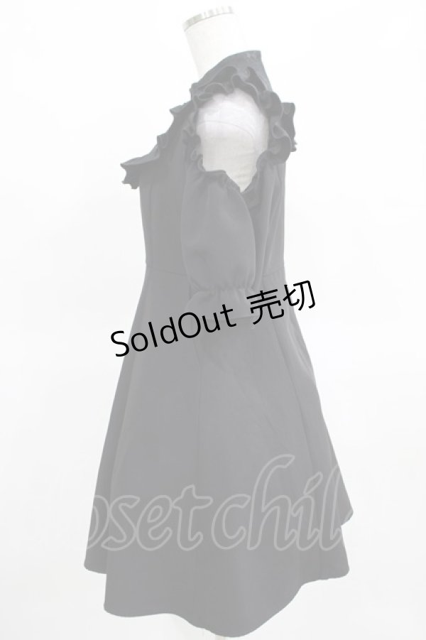 画像2: DearMyLove / レースチャイナデザインワンピース M ブラック H-25-03-16-1033-EL-OP-NS-ZH (2)