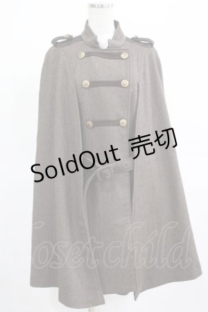 画像: axes femme / ナポレオンマント風コート M ブラウン H-25-03-16-1038-AX-CO-NS-ZH