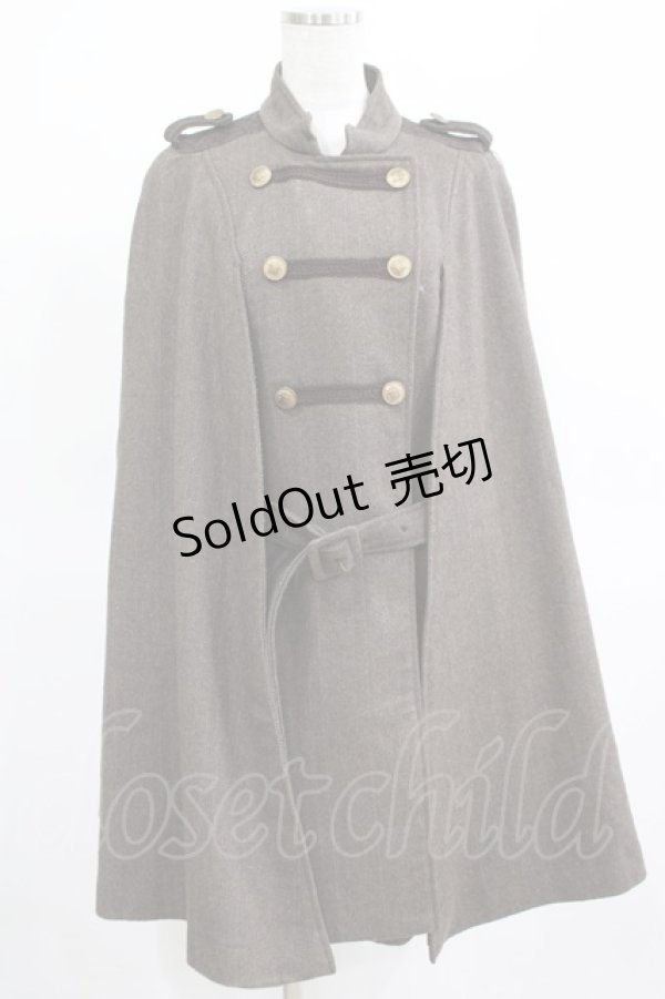画像1: axes femme / ナポレオンマント風コート M ブラウン H-25-03-16-1038-AX-CO-NS-ZH (1)