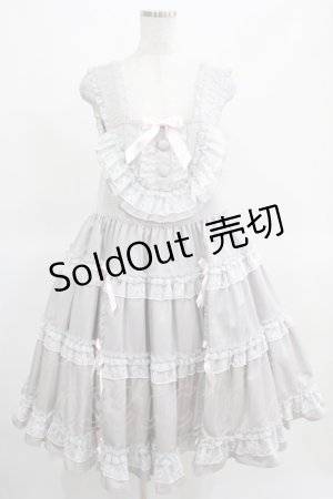 画像: Angelic Pretty / Ladyティアードジャンパースカート Free グレー H-25-03-16-1004-AP-OP-NS-ZH