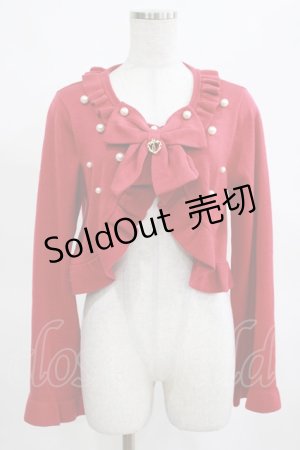 画像: BABY,THE STARS SHINE BRIGHT / リボン&パールボレロ Free エンジ H-25-03-16-1052-BA-TO-NS-ZH