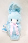 画像2: Angelic Pretty / BUNNY TOYぬいぐるみポーチ  サックス H-25-03-16-1061-AP-BG-NS-ZH (2)