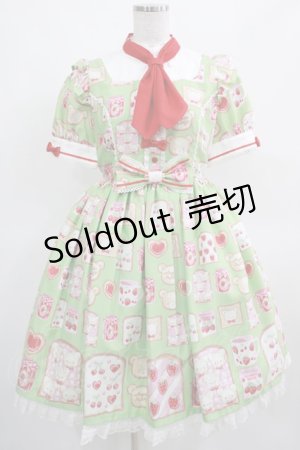 画像: Angelic Pretty / Sunny Day Brunchワンピース Free グリーン H-25-03-16-1006-AP-OP-NS-ZH