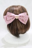 画像2: m petit by misako / AM*NIPLバレッタ  ピンク H-25-03-16-1070-LO-AC-NS-ZH (2)