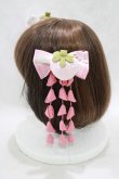 画像2: To Alice / いちご姫リボンクリップ  ピンク H-25-03-16-1079-LO-AC-NS-ZH (2)