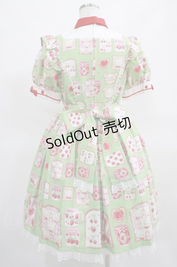 画像3: Angelic Pretty / Sunny Day Brunchワンピース Free グリーン H-25-03-16-1006-AP-OP-NS-ZH (3)