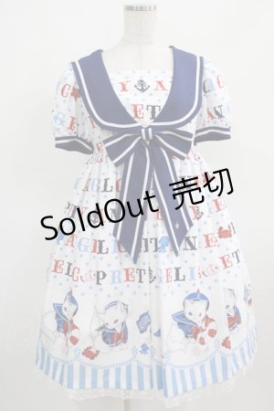 画像: Angelic Pretty / Sailor Marine Kittenワンピース Free シロ H-25-03-16-1007-AP-OP-NS-ZH