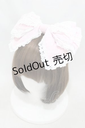 画像: BABY,THE STARS SHINE BRIGHT / ローズレースリボンカチューシャ  ピンク H-25-03-16-009-BA-AC-NS-ZH