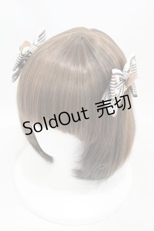 画像: BABY,THE STARS SHINE BRIGHT / La Patisserie Chocolatリボンクリップ  ブラウン H-25-03-16-013-BA-AC-NS-ZH