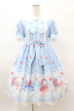 画像: Angelic Pretty / Be My Valentineワンピース Free サックス H-25-03-16-024-AP-OP-NS-ZH