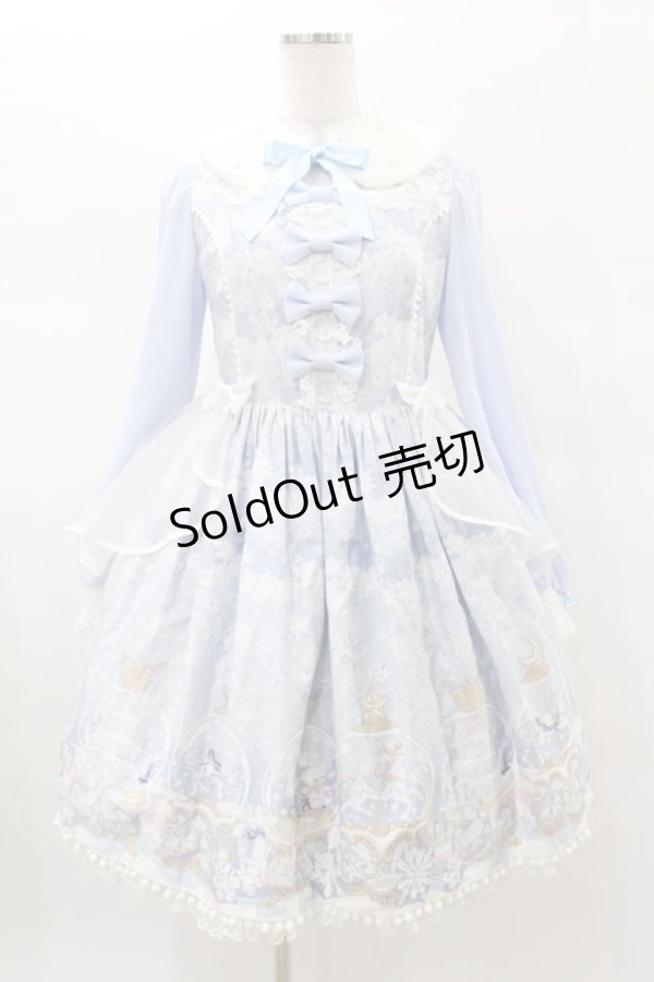 画像1: Angelic Pretty / Sugar Dream Domeワンピース Free サックス H-25-03-16-027-AP-OP-NS-ZH (1)