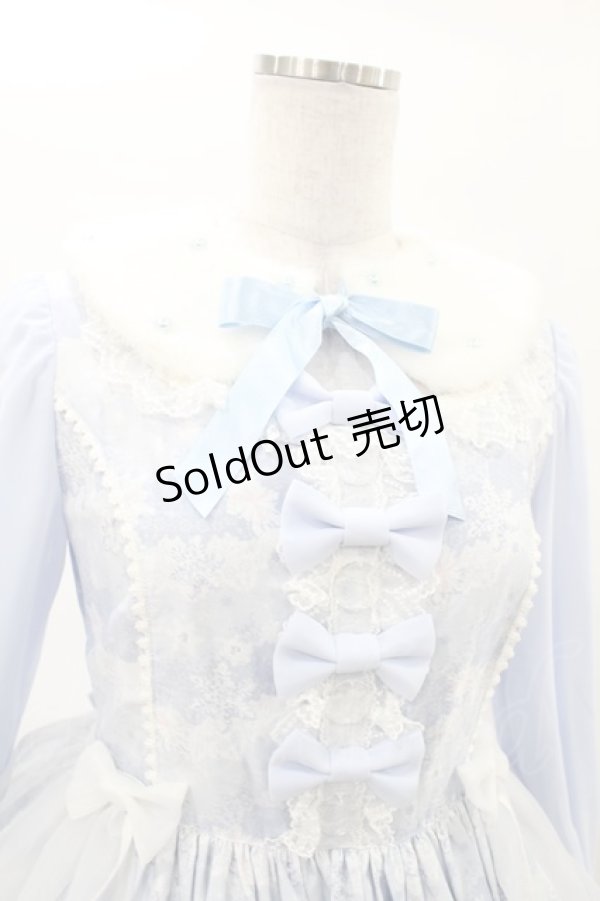 画像4: Angelic Pretty / Sugar Dream Domeワンピース Free サックス H-25-03-16-027-AP-OP-NS-ZH (4)