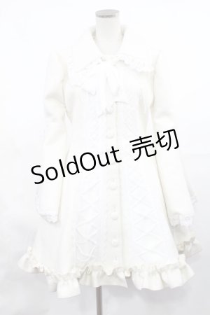 画像: ATELIER PIERROT / Lunar Lattice Coat -Princess Sleeves-  ホワイト H-25-03-17-004-EL-CO-KB-ZT-C051