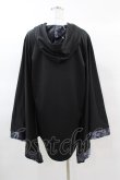 画像2: NieR Clothing / 着物風袖ZIPパーカー  黒 H-25-03-17-1050-PU-TO-KB-ZH (2)