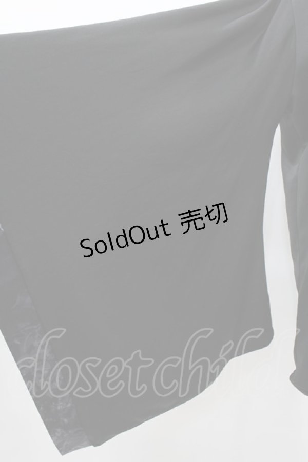 画像3: NieR Clothing / 着物風袖ZIPパーカー  黒 H-25-03-17-1050-PU-TO-KB-ZH (3)