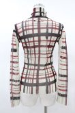 画像2: Jean Paul GAULTIER / ランダムチェックネットトップス 40 オフ H-25-03-17-1012-GO-TO-KB-ZH (2)