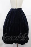 画像3: Jane Marple / Cotton rayon velvet lantern skirt  ネイビー H-25-03-17-005-JM-SK-KB-ZT161 (3)