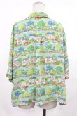 画像2: Jane Marple Dans Le Salon / Sunnyside town granny’s blouse  ブルーグレイ H-25-03-17-015-JM-BL-KB-ZH (2)