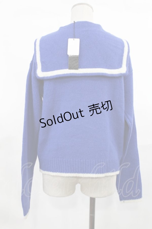 画像2: Candy Stripper / BEAR SAILOR KNIT  ブルー H-25-03-17-024-PU-TO-KB-ZT044 (2)