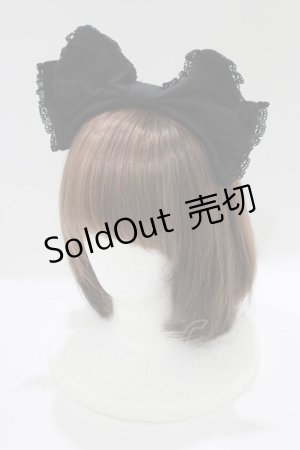 画像: BABY,THE STARS SHINE BRIGHT / リボンカチューシャ  ブラック H-25-03-18-080-BA-AC-NS-ZH