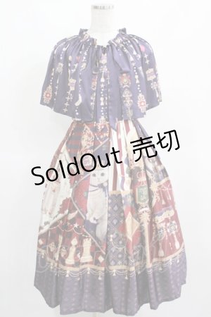 画像: CAPREOLUS PYGARGUS（海外ロリータブランド） / 勇者の旅2 ケープ付きワンピース S パープル H-25-03-18-017-LO-OP-NS-ZH