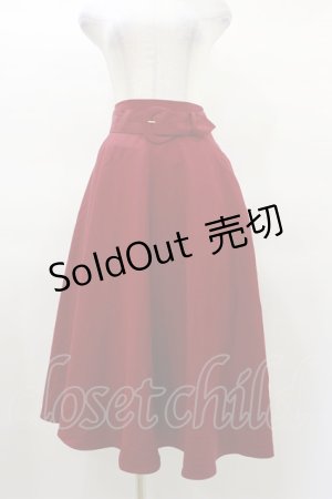 画像: F&A / カラーパレットスカート Free RED H-25-03-19-042-LO-SK-NS-ZH