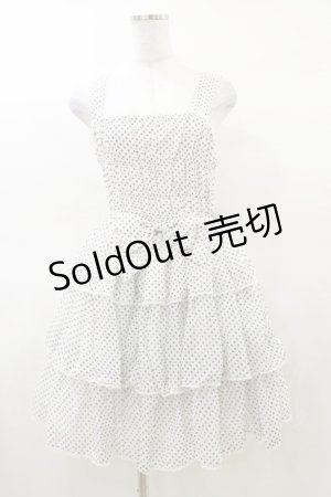 画像: metamorphose / 水玉シャーリングジャンパースカート Free オフ H-25-03-19-047-ME-OP-NS-ZH